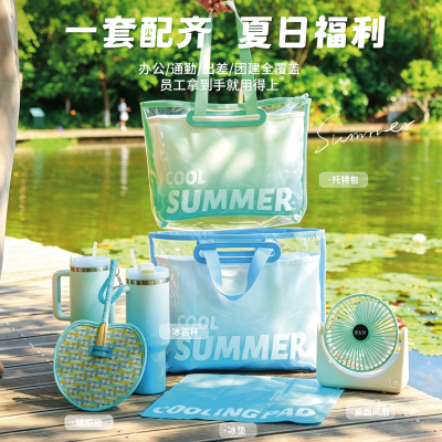 夏季礼物夏日清凉伴手礼品盒防暑降温礼包公司送员工客户福利定制