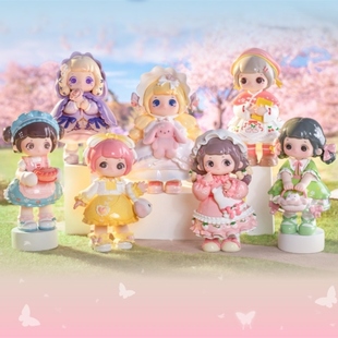 又梨姐妹茶话物语春与春寻盲盒洛丽塔星夜蔷薇手办礼物三福摆件