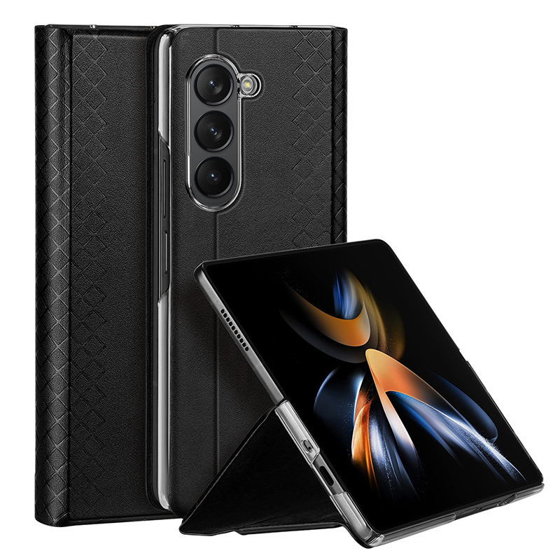 适用三星Galaxy Z Fold6手机壳折叠屏带笔款商务翻盖插卡fold5保护套支架功能磁吸w24/w25外壳高档男女新款