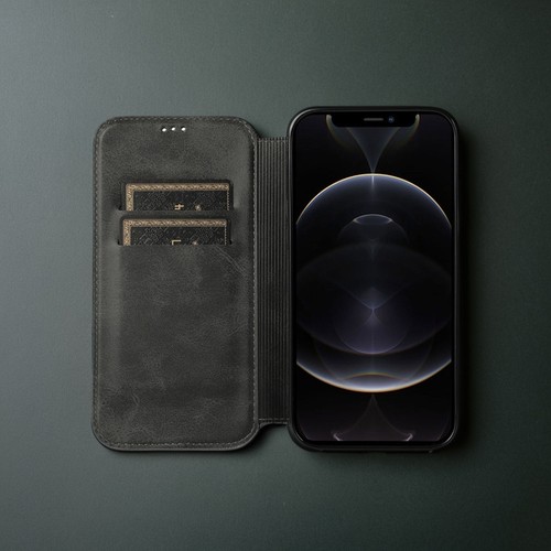 苹果系列商务翻盖皮质防摔保护套