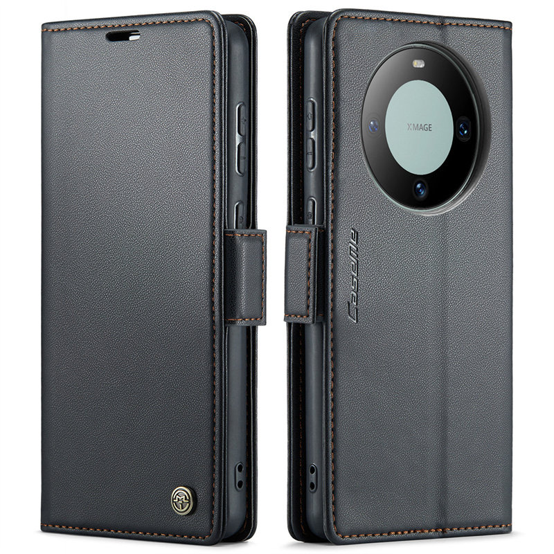 适用于华为mate60Pro+手机壳商务翻盖皮套新款MATE60外壳防盗刷磁吸插卡支架全包防摔保护套男女士高级感
