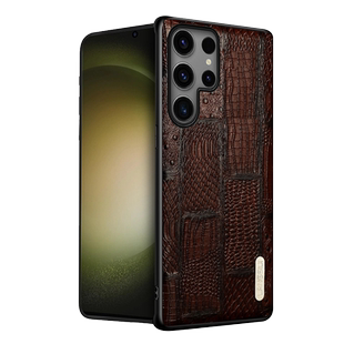 适用三星s24/25ultra手机壳真皮s23+高档皮套后盖保护套全包防摔s22plus个性创意s20/s21fe单底新款超薄外壳