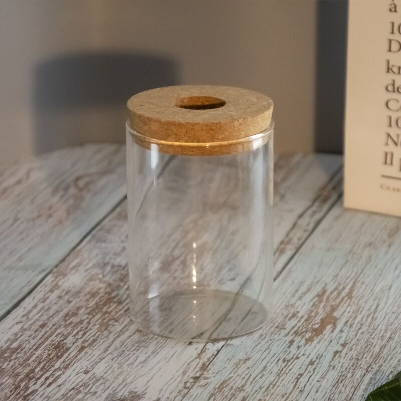 高硼硅玻璃简约桌摆花瓶车用斗鱼鱼缸水培发财树水培固定器水培