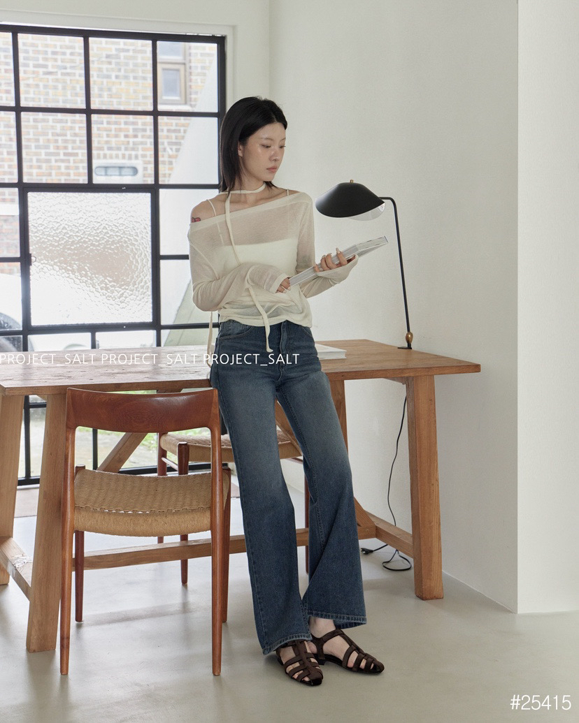 韩国project salt微喇叭牛仔裤
