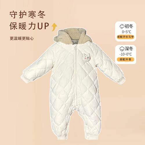 婴儿羽绒服冬季加厚保暖