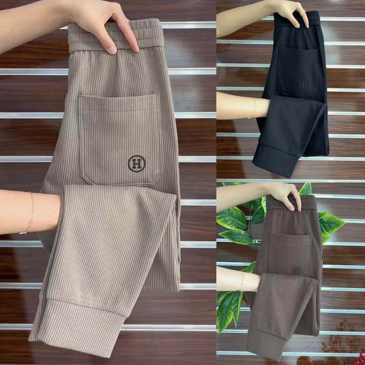 2025新款加绒休闲裤男款潮流秋冬季网红百搭小脚卫裤子男士哈伦裤,男装,卫裤,淘宝优惠券,粉丝福利购,淘宝优惠卷