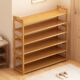 防尘鞋 柜家用室内门口组装 架小窄收纳置物架 架子简易多层鞋 楠竹鞋