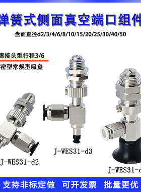 J-WES31-d2/d3/d4/d6/d8/d10/d15/d20/d25/30/d40/d50侧进气端口