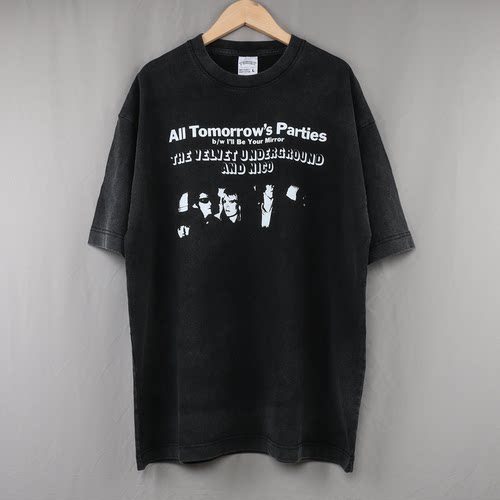 地下丝绒乐队短袖T恤The Velvet Underground美式摇滚男女Shirt潮
