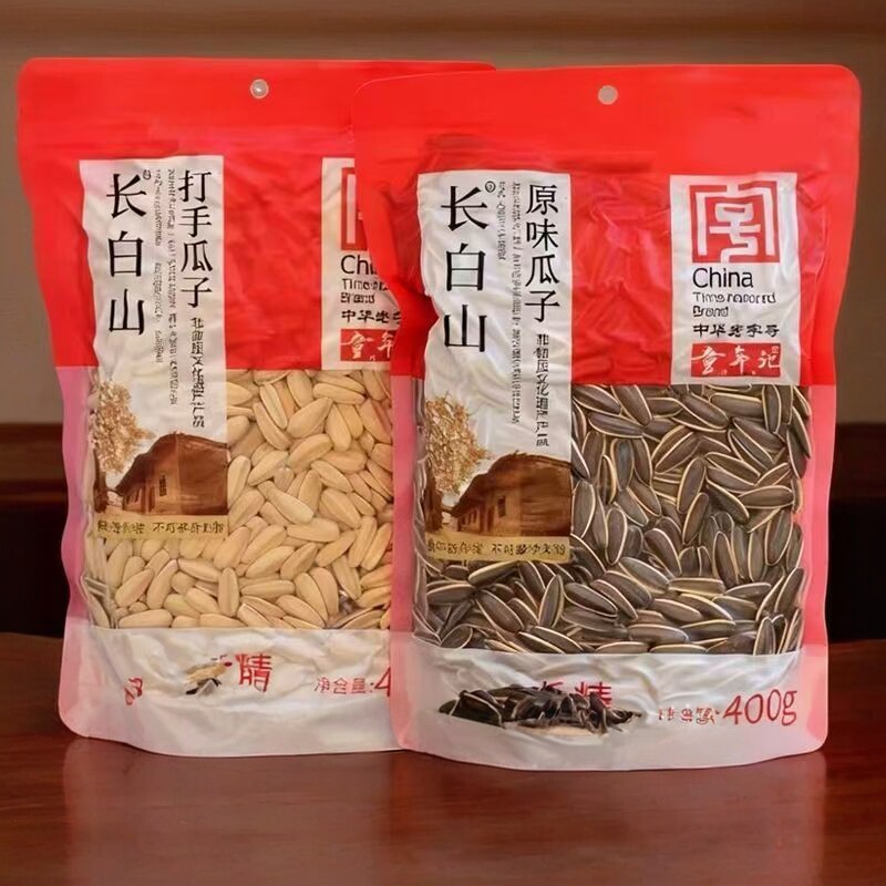 童年记长白山原味瓜子打手茴香美人甲南瓜子西瓜子炒货花生零食