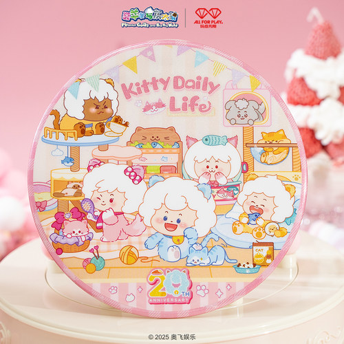 喜羊羊与灰太狼猫咪泡面徽章