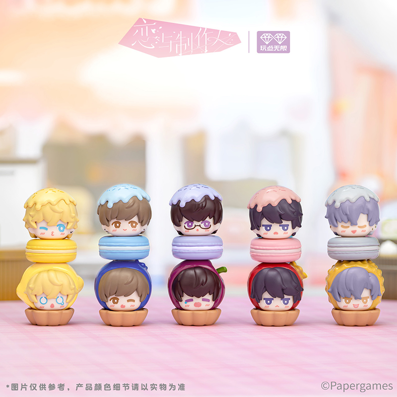 恋与制作人甜品叠叠乐正版周边周棋洛白起许墨李泽言凌肖潮玩盲盒