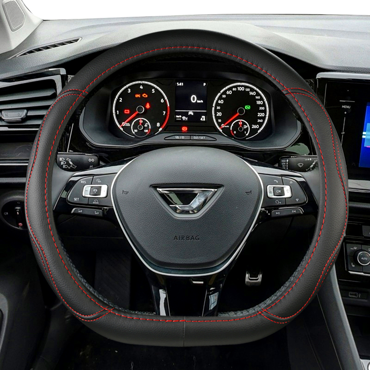 汽车方向盘套D型形一汽大众捷达VS5 VS7 VA3 VA7 VS8平底专用把套