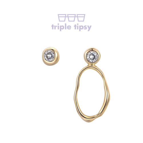 tripletipsy赵丽颖同款耳环