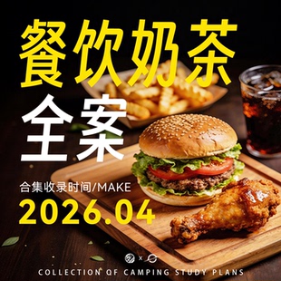 4A餐饮品牌策划全案饮品方案食品快消品定位营销推广活动策略案例