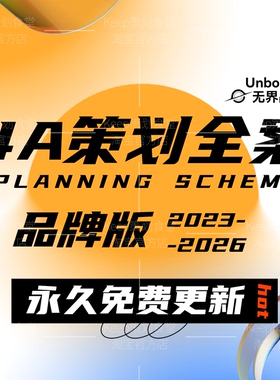 2026品牌策划方案广告营销推广传播新媒体运营活动4A全案模版ppt