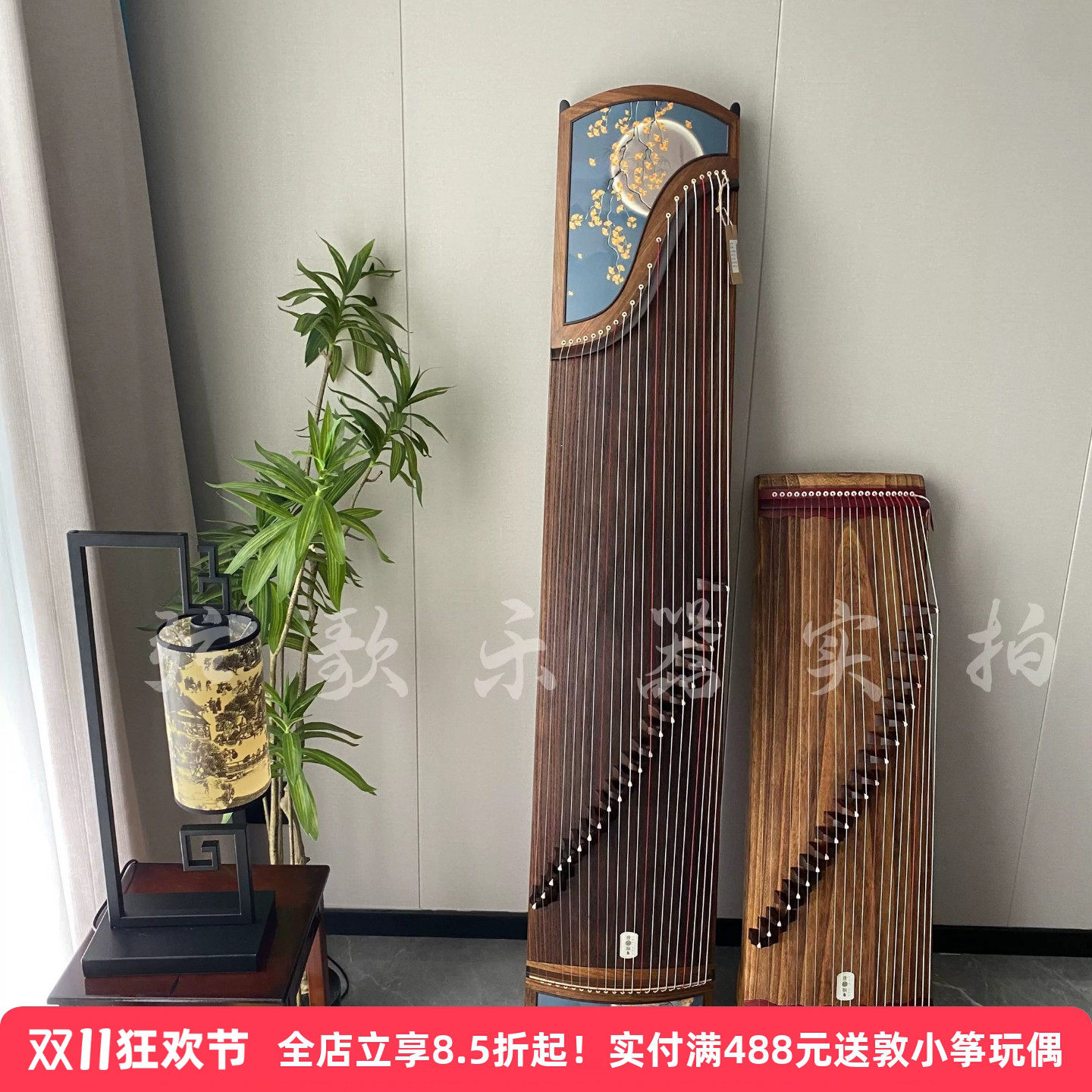 儿童初学唐响长安1米古筝演奏筝
