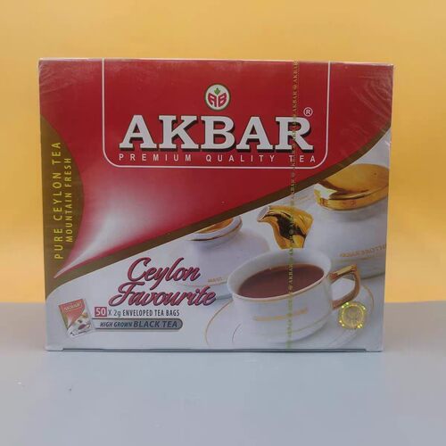斯里兰卡AKBAR阿卡巴高山锡兰红茶茶包2g*50袋便携独立小袋冲泡