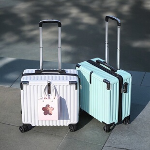 行李箱女18寸小型拉杆箱可登机箱小号密码箱新款短途旅行箱万向轮