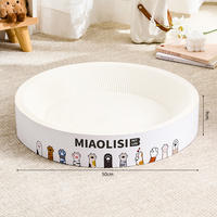 The round cat scratch-plate bed is wear-resistant and does not shed easily. The cat bed is an integrated cat litter box. The large cat scratch-plate is durable for scratching thumbnail 7
