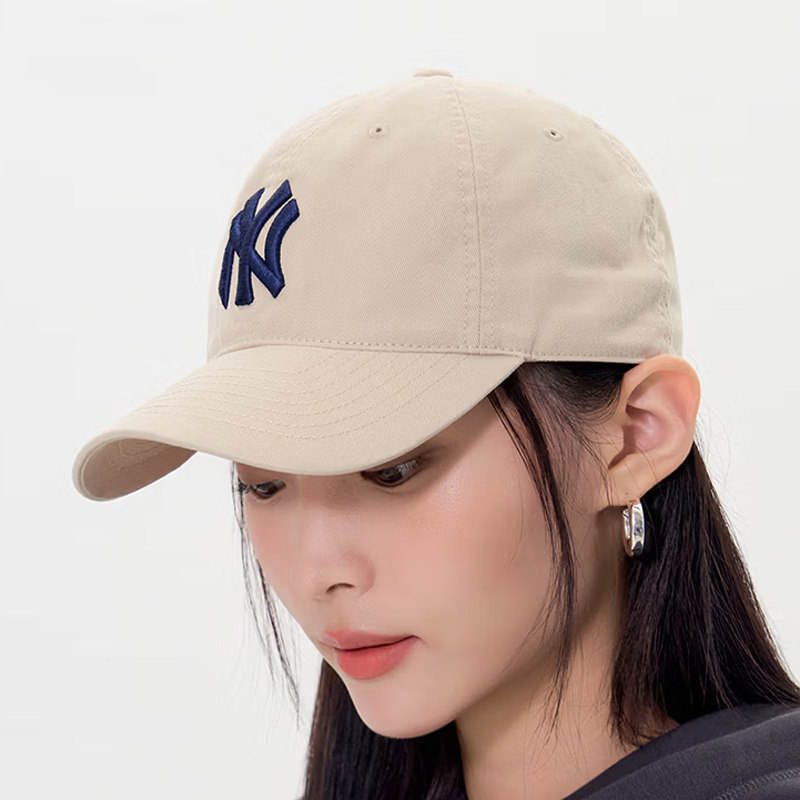 【自营】MLB男女情侣休闲运动韩系鸭舌软顶棒球帽显脸小七夕CP66