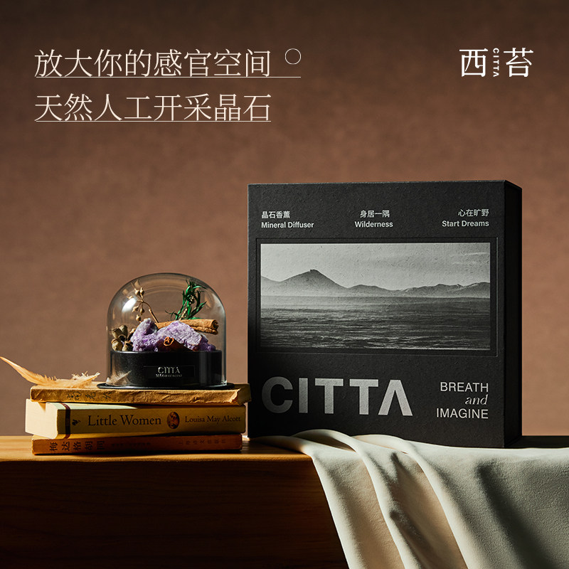 【达人专属】CITTA/西苔旷野秘境扩香石香薰礼盒高级感摆件香氛图片