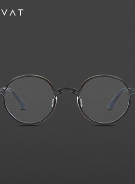 青山田下新品TAVAT意大利手工 Paladin M 文艺复古圆框近视眼镜架