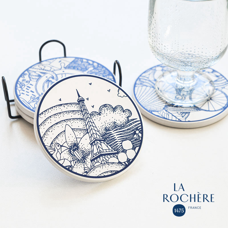 LAROCHERE吸水防滑法式杯垫