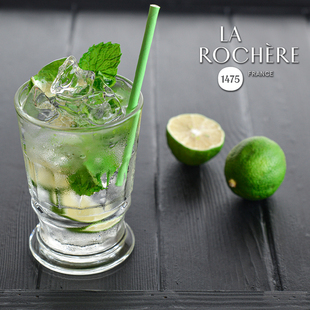 法国LAROCHERE Absinthe玻璃杯高脚杯鸡尾酒莫西朵杯 苦艾酒杯经典