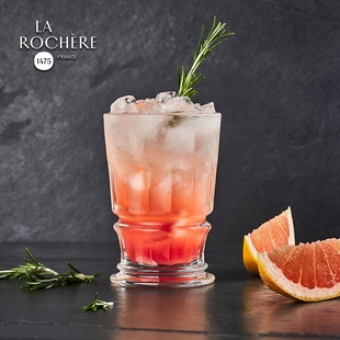 LA ROCHERE法国苦艾酒杯宽口玻璃杯高级感创意鸡尾酒杯气泡果汁杯