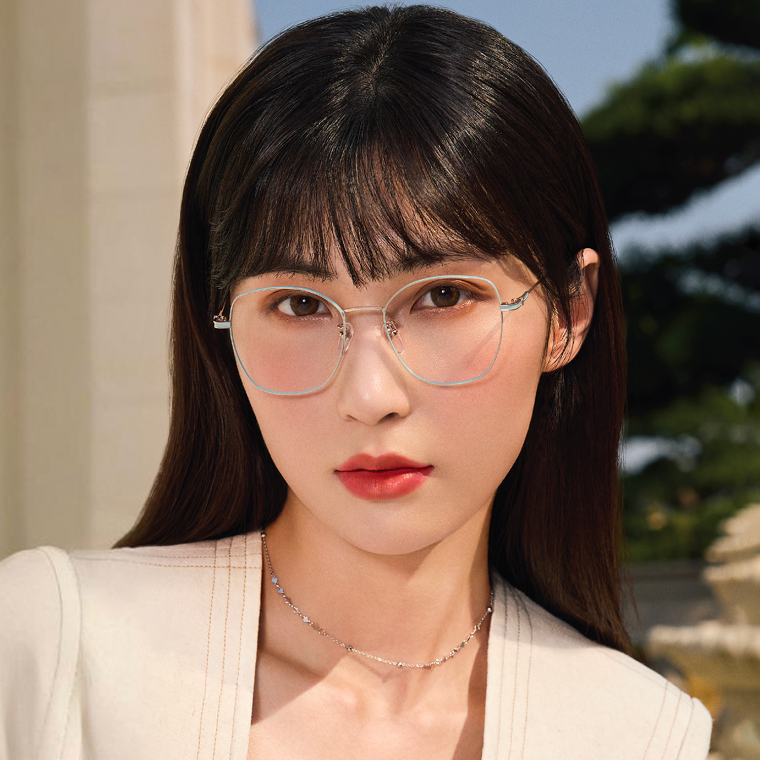 JILLSTUART钛金属眼镜架女款