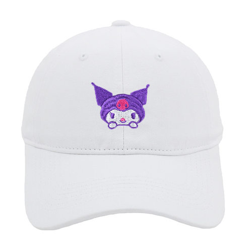 卡通猫咪刺绣日系百搭鸭舌帽