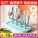 优可倍婴儿奶瓶沥水架晾干架子奶瓶置物架沥干宝宝水杯干燥架清洁