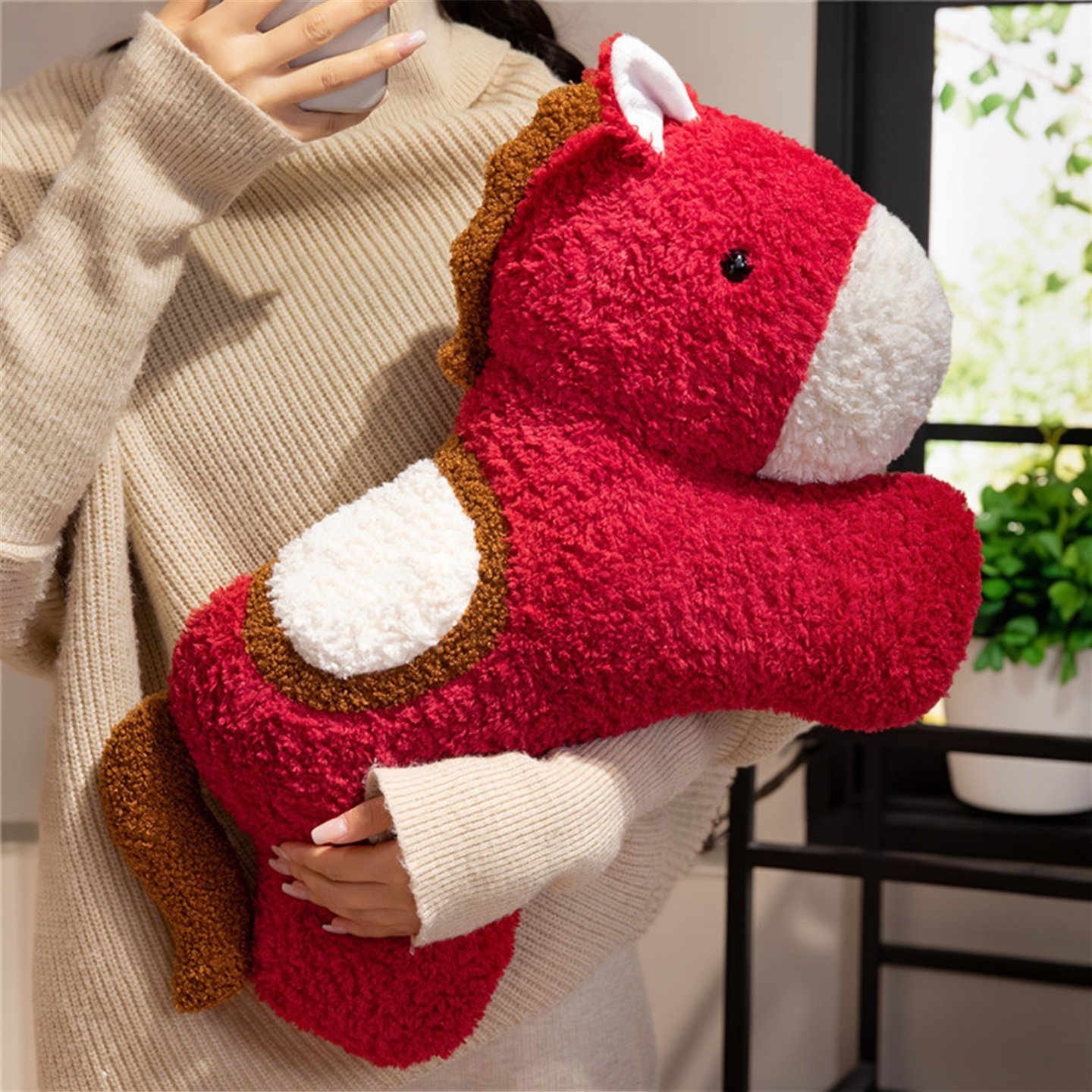 2026新款马年吉祥物玩偶毛绒玩具小红马抱枕公仔新年礼物装饰摆件,玩具/童车/益智/积木/模型,毛绒/玩偶/公仔/布艺类玩具,淘宝优惠券,粉丝福利购,淘宝优惠卷