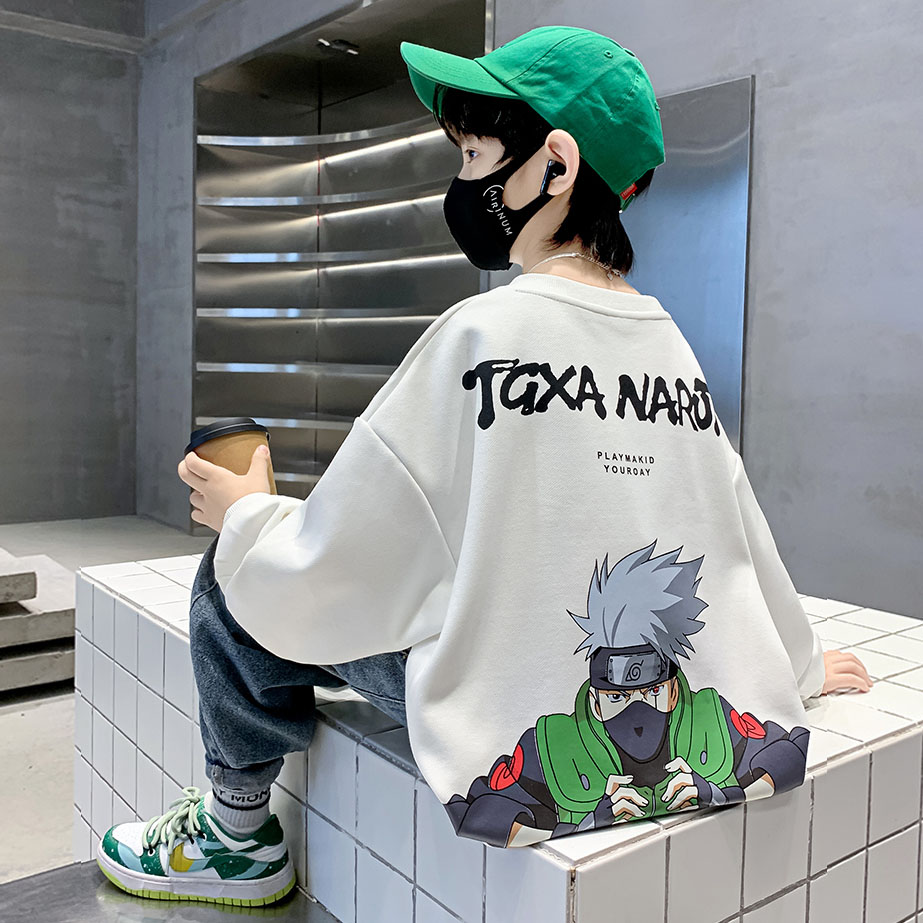 童装男童卫衣春秋款儿童秋装2025新款中大童男孩炸街帅气潮时髦酷