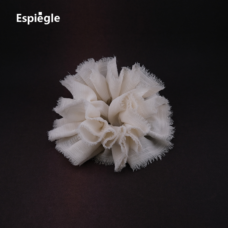 Espiegle辉夜自由体操系列nisha毛边康乃馨大花发圈