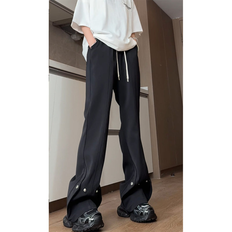 Cleanfit美式高街铆钉直筒西裤