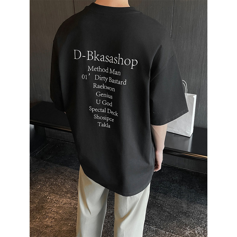 性张力穿搭美式短袖T恤