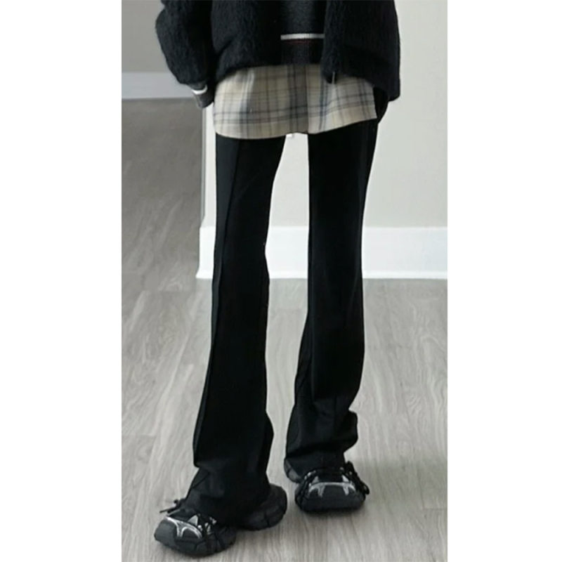 意式冰丝西装裤男款垂坠感