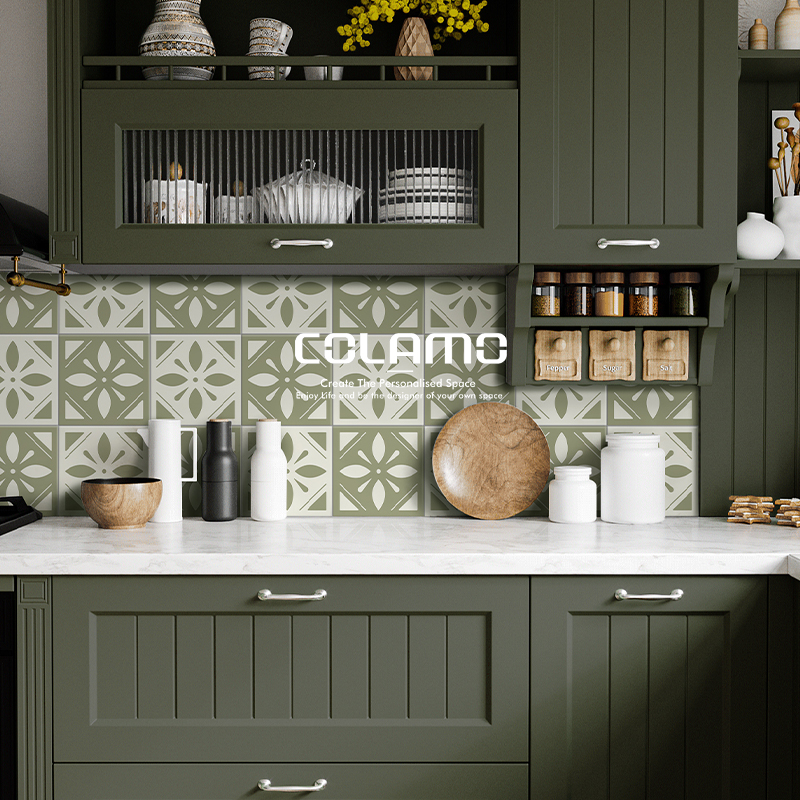 科拉莫厨房卧室spc时尚墙贴