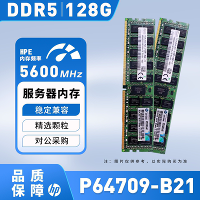 HP/惠普P64709-B21服务器内存条128GB P53628-0A1 DDR5-5600 议价