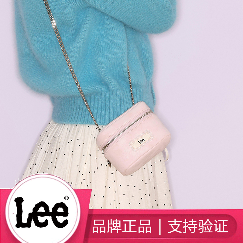 Lee女时尚迷你单肩方盒包手提斜挎包可爱少女包儿童包