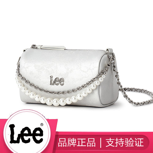 Lee女迷你小斜挎包国风国潮单肩链条包馒头包精致少女手包化妆包