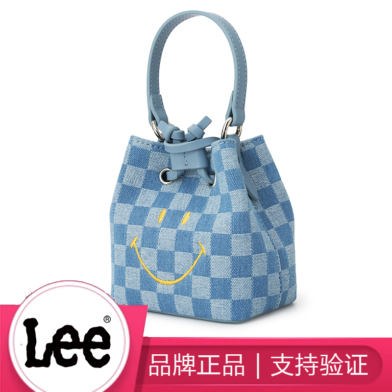 Lee女时尚迷你单肩方盒包手提斜挎包可爱少女包儿童包