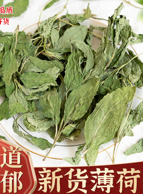 薄荷叶中药材500g新鲜干薄荷茶泡茶水食用烘焙另售佩兰荷叶