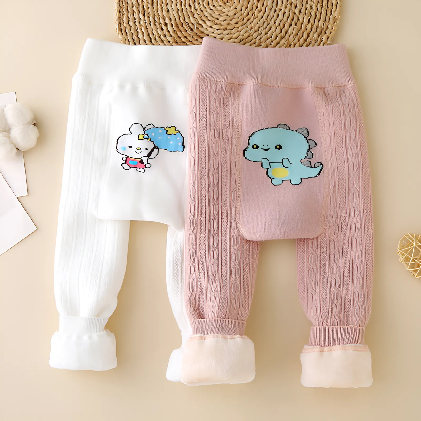 秋冬婴儿大PP加绒打底裤女童裤袜