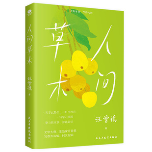 文字写简单 书籍 散文集 汪曾祺作品 当代随笔 生活智慧 水一样 插图珍藏版 裸脊精装 人间草木汪曾祺典藏文集 正版