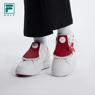 FILA斐乐官方女鞋高尔夫新年款软钉高球鞋2026春季新款综训鞋板鞋