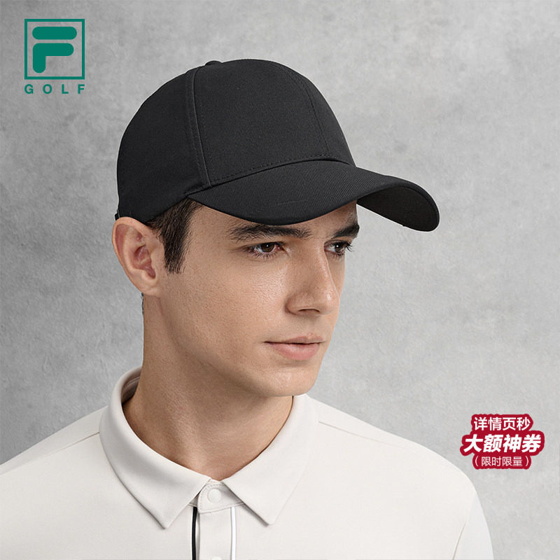 FILA 斐乐官方高尔夫男帽棒球帽2026春季新款运动帽遮阳帽鸭舌帽