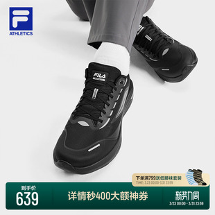 男鞋 N路跑鞋 2025冬季 新款 子 FILA 贾卡户外缓震运动鞋 斐乐柔云3